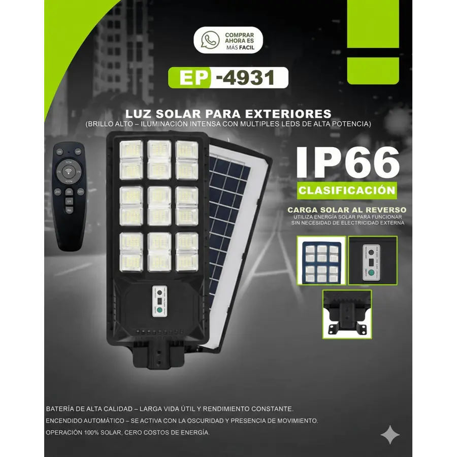 Reflector Solar de 300w